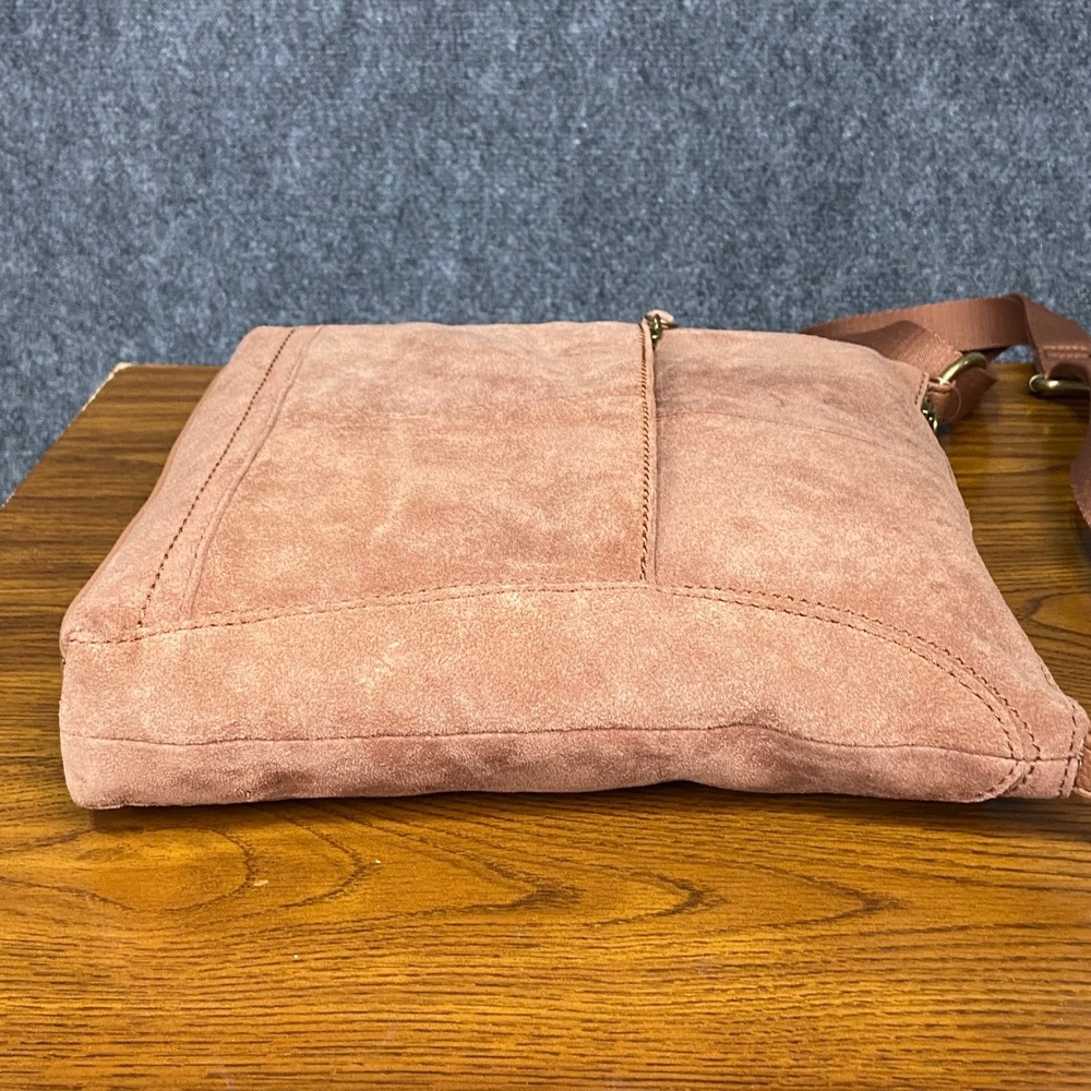 The Sak Lucia Leather Hobo Bag Women's Suede Patchwork Crossbody Purse 107528 - Picture 10 of 15